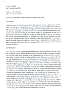 2006 drie zusters juryrapport 1