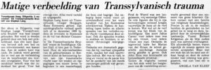 1990 de transsylvanische bruiloft recensie 1