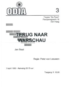 1993 terug naar warschau programma 1