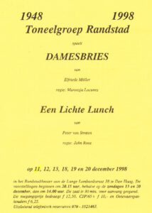 1998 een lichte lunch programma 1